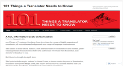 Desktop Screenshot of 101things4translators.com